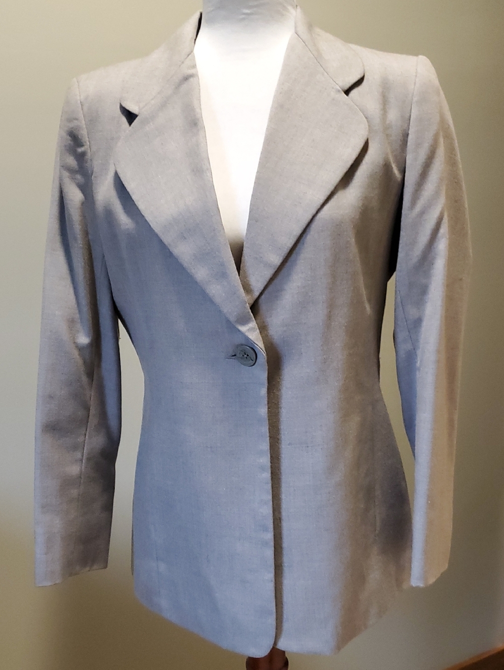 Willi Smith Taupe Single-Button Blazer